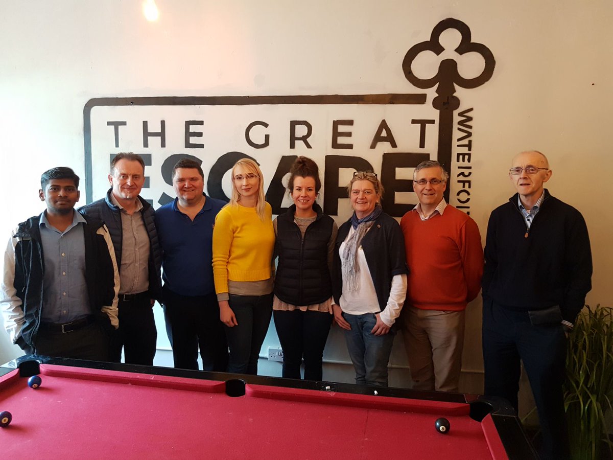 FastFormMed's tweet image. The @FastFormMed team managed to escape the Great Escape Rooms in #Waterford to showcase their products at @TheCOPAshow tomorrow &amp;amp; Thursday. Come meet them at stand 4182 in @ExCeLLondon! #Fastformmed #copa2018 #elitesports