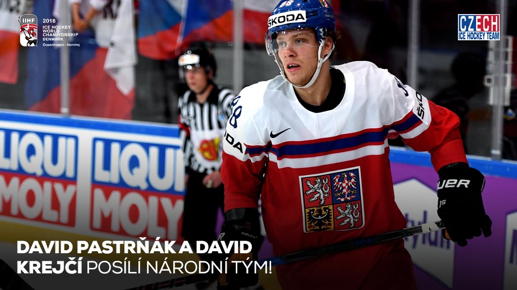 webhokejcz's tweet photo. 🆕 | David @pastrnak96 i David Krejčí prošli lékařkou prohlídkou a posílí #narodnitym na #mshokej v Dánsku! 💪
#IIHFWorlds https://t.co/8hrAS6YR9l