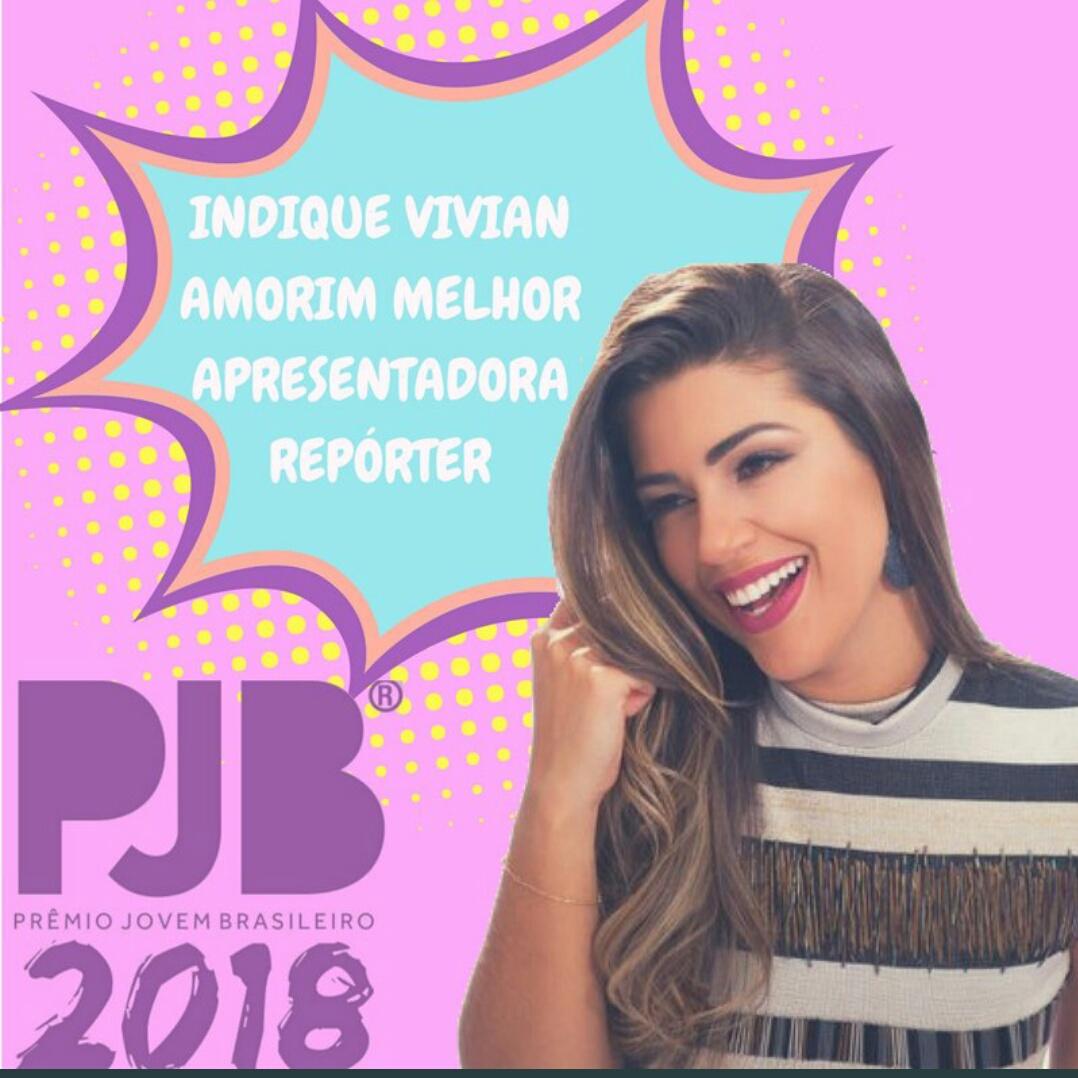 oxeviviane's tweet photo. Olá meu povo, Indiquem Vivian Amorim como melhor repórter/apresentadora pro #PJB2018 ! Ela merece 💖 
#PremioJovem #VivianAmorim #MelhorApresentadora #MelhorRepórter
Link: 
🖎 https://t.co/thHzdI2usH 

Juntos Somos mais Fortes! https://t.co/vqON7zDz65