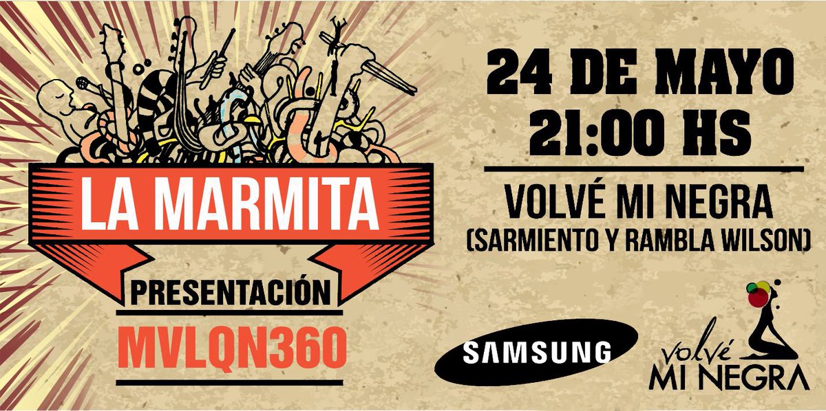 ¡¡Se vienen cosas lindas!!

En Volvé Mi Negra el 24 de mayo🕶🎶🎸

Daremos más info más adelante🤘🏻