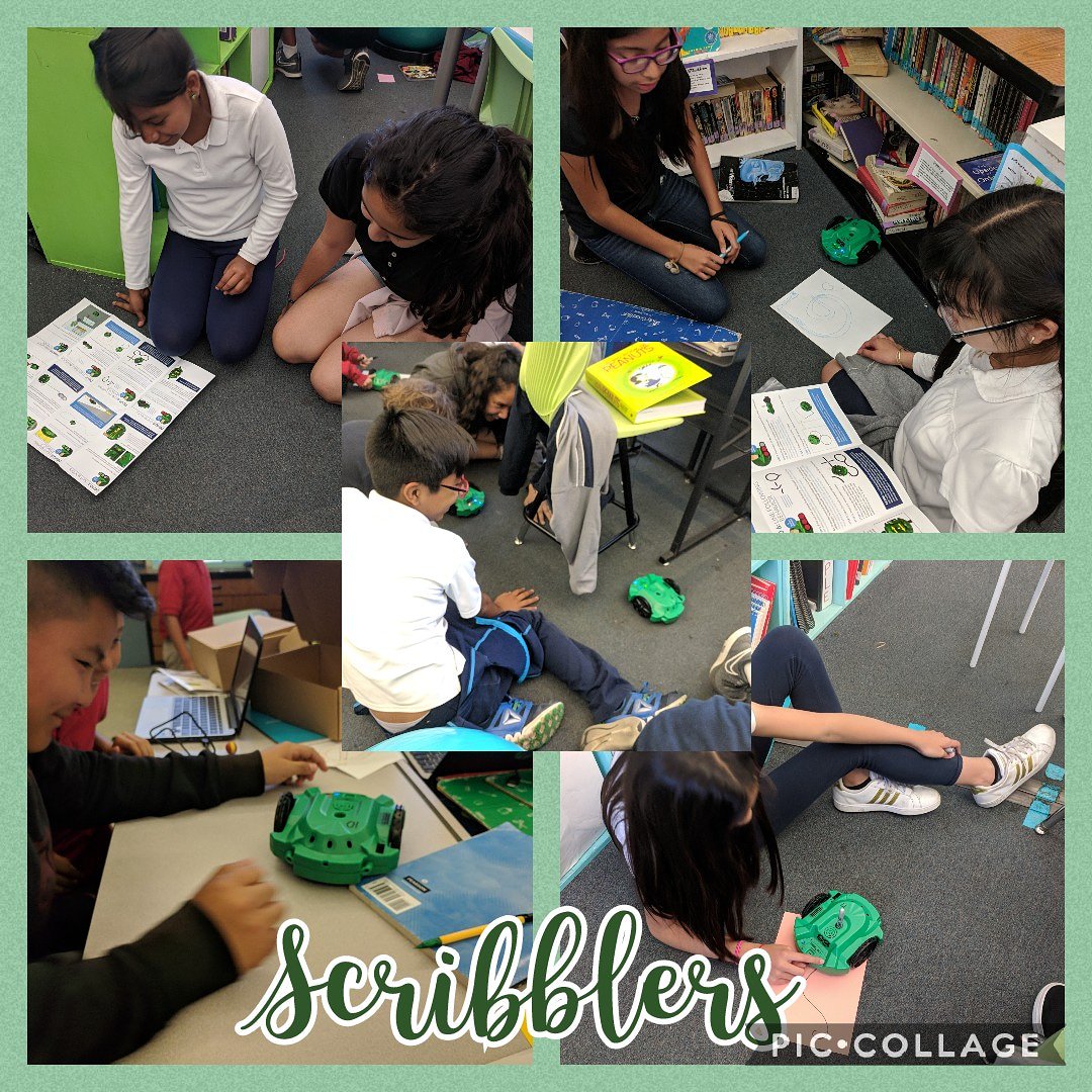 PalmyraPACT's tweet image. Our Scribbler3 robots are out of the boxes and ready to go. We're all set up and ready to learn how to program them.  Lots of excitement and a great way to end our 2nd day of SBAC testing!  #coding  #scribblers #crazy
