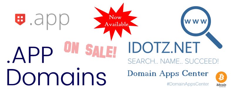 iDotz's tweet image. Use your .app domain name to keep your audience engaged and up-to-date about your app. Get a .app domain #OnSale @ iDotz.net/?t=app 📱 #dotAPP #appdomain #DomainName