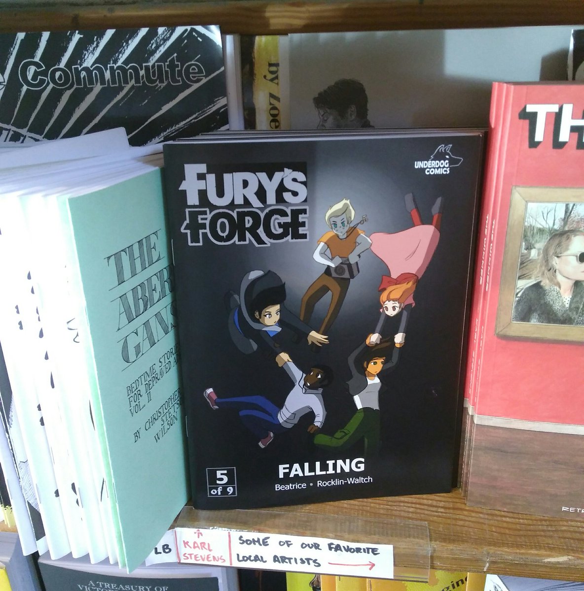 myp_comics's tweet photo. Look! We've got issues #1-5 of FURY'S FORGE from Underdog Comics (@furysforge)! I've read them all &amp; I like this story. Come check 'em out! https://t.co/ZeTZbiBeGJ