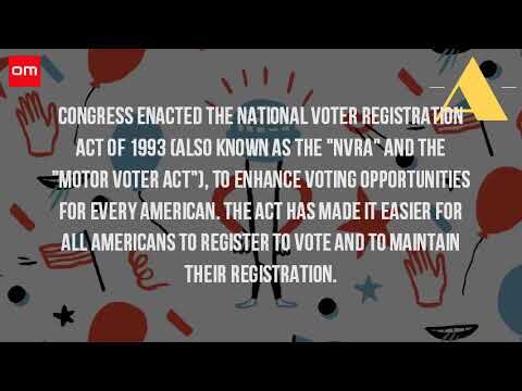 The National Voter Registration Act of 1993 (NVRA) also known as the Motor Voter Act, is a United States federal law signed into law by President Bill Clinton on May 20, 1993, and which came into effect on January 1, 1995.  #DemHistory  #WhyIVoteDemocrat  #MotorVoterAct