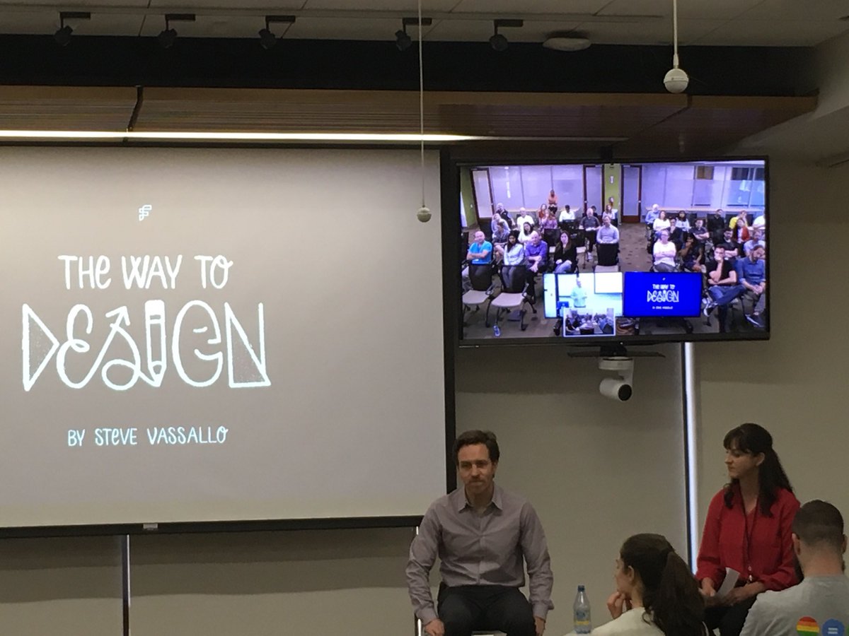 FoundationCap's tweet photo. .@vassallo bringing #TheWaytoDesign to the good folks at @Intuit https://t.co/o3SDXDpJDj