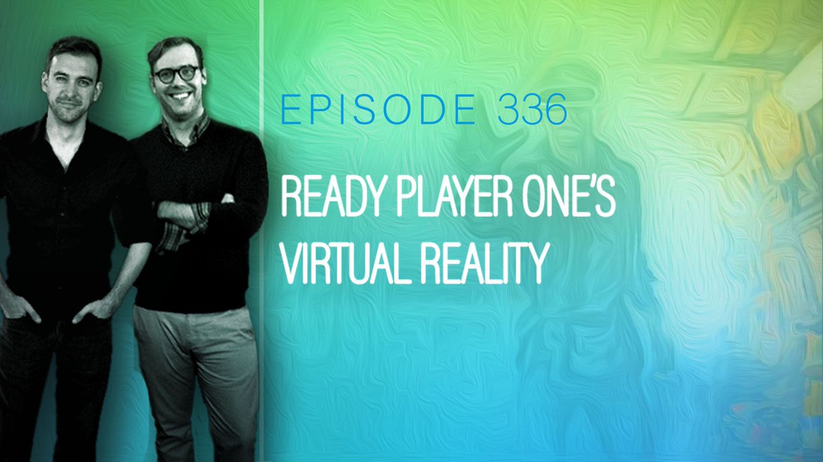 technophilespod's tweet photo. Take a detour with us to year 2045! In episode 336, Jake and David take a look at some of the real world examples of the virtual reality expressed in Ready Player One! https://t.co/FFKlae32gU Hosts @RaptorPaint @criticalowl #vr #VirtualReality #readyplayerone #TechTuesday https://t.co/dzThLTRIG2