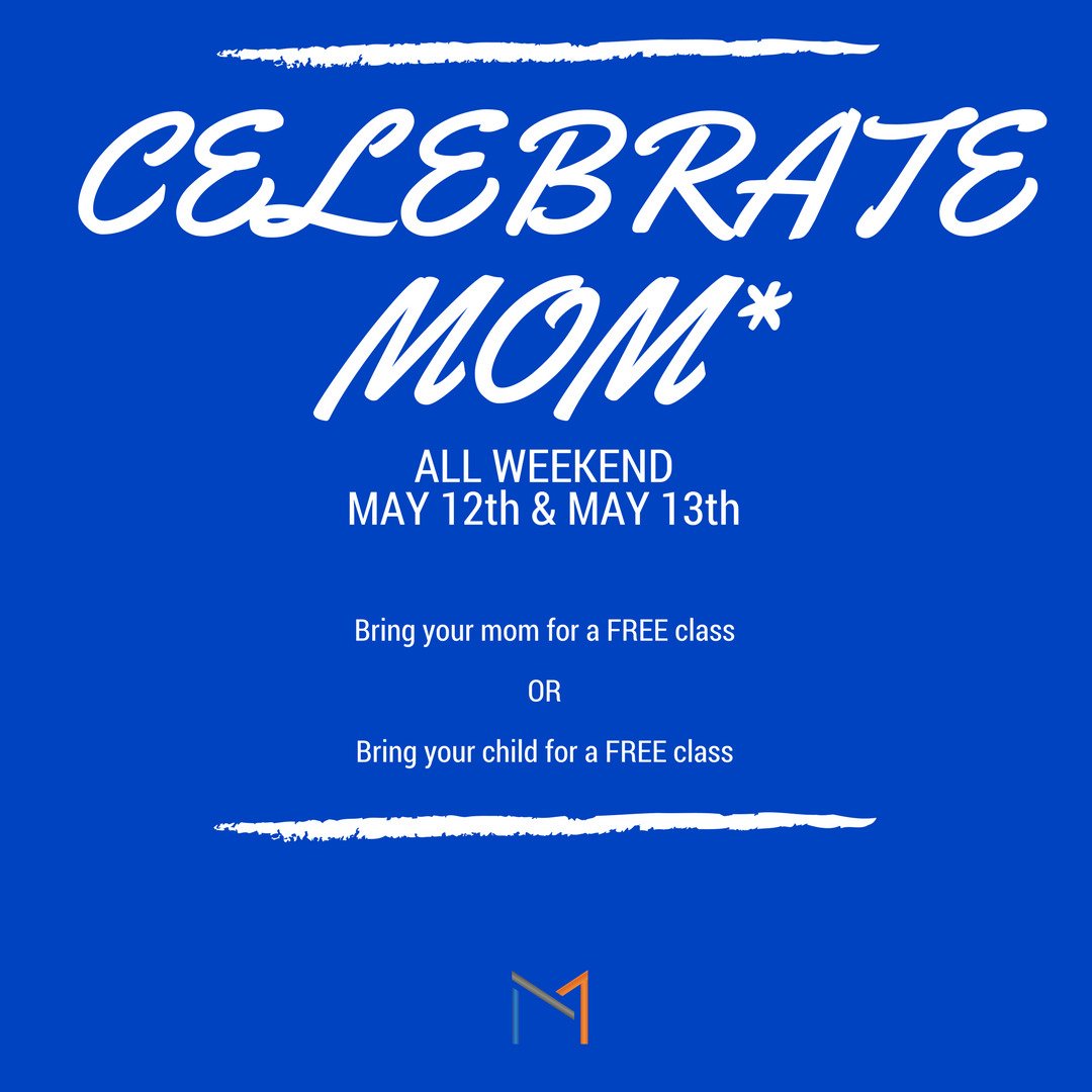 ResistMoveFit's tweet image. Celebrate Mom with a FREE class or bring your child for a free class @TheResistanceMovement ALL weekend. Give mom some "me" time.