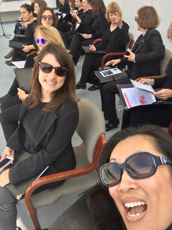 Today we were honored to sing at the Federal Building in LA as a part of the 32nd Annual FBI Memorial. A beautiful tribute to the memory of our fallen agents. 

#angeleschorale #losangeles #fbimemorial