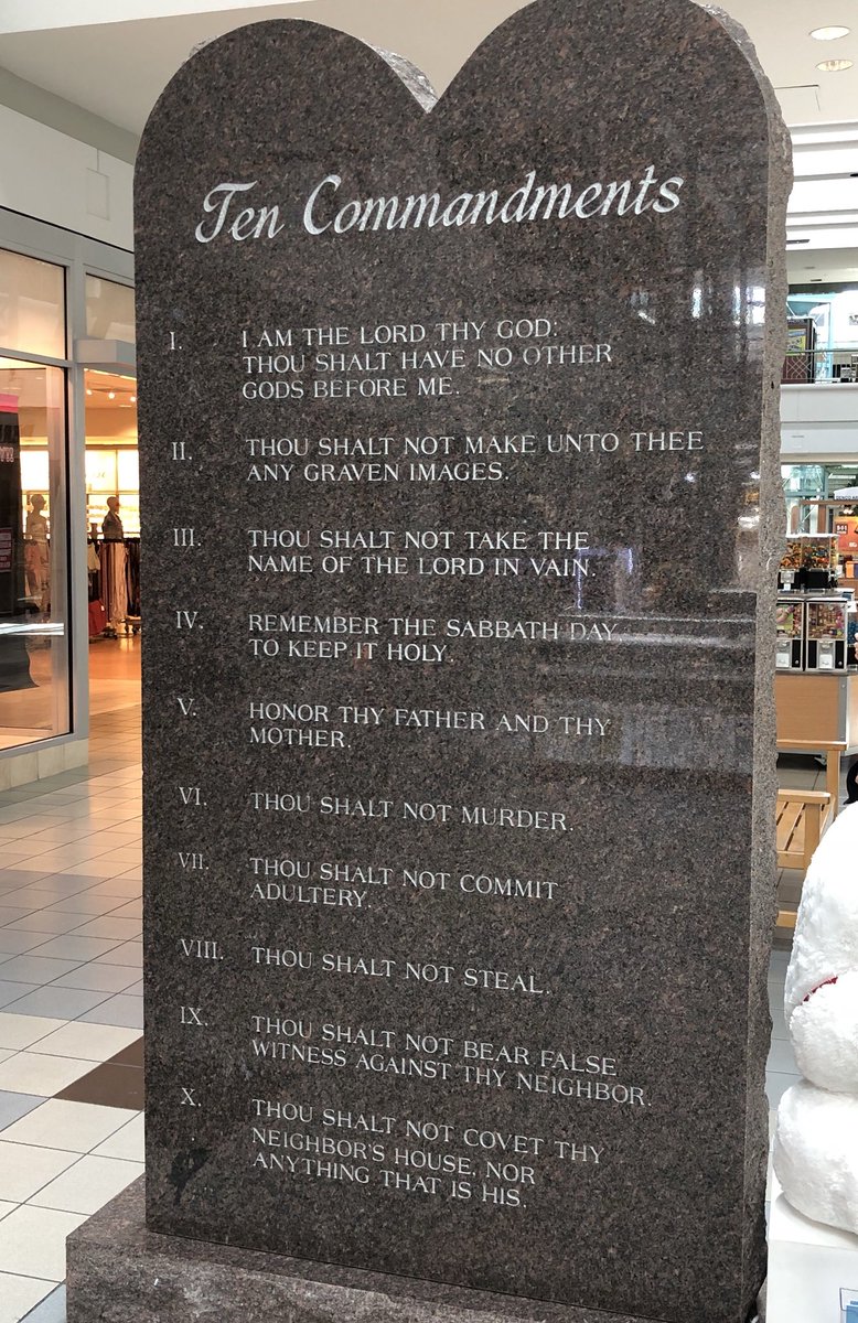 GraftedIn2dRoot's tweet image. I was walking through the Vista Ridge Mall today in Lewisville, Texas and was completely stunned when I came across this on the lower level main course. #HappyMothersDay #5thCommandment