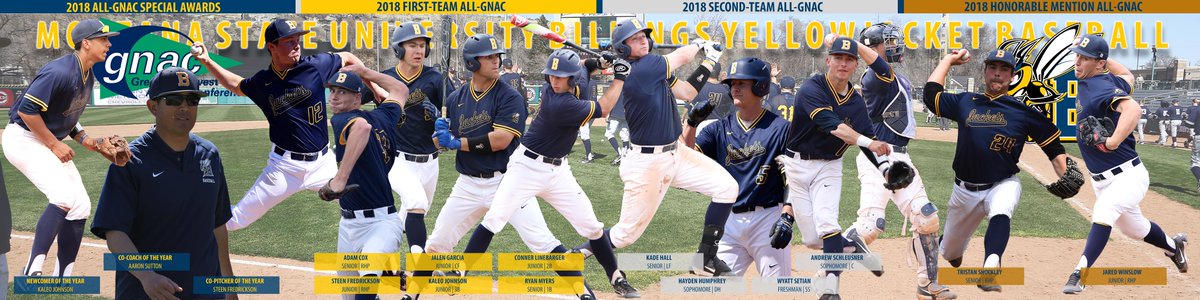 MSUBBaseball's tweet photo. ALL-GNAC | @Coachsutty is @GNACsports Coach of the Year, @steenF_12 is Pitcher of the Year, Kaleo Johnson is Newcomer of the Year, &amp; 12 from #MSUBBaseball earn all-conference for 2018 - https://t.co/9ZahshzNO3

#GNACBaseball https://t.co/BucuM7AmqW