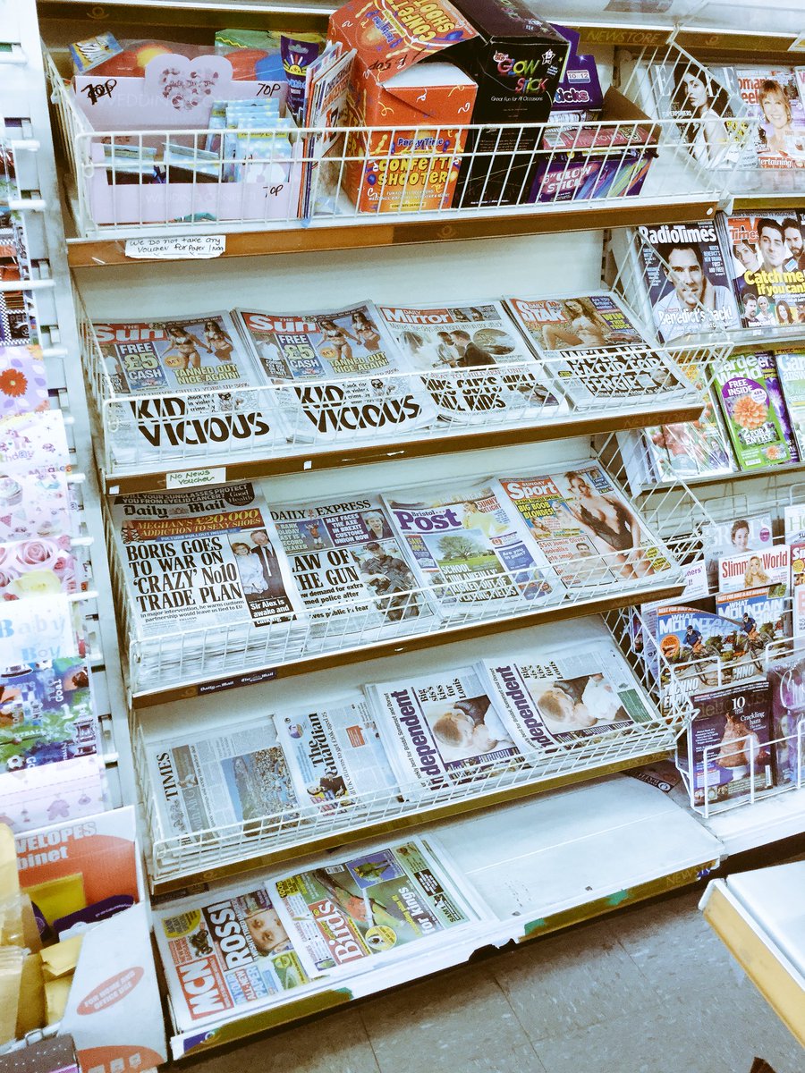 Ausman_NewsUK's tweet photo. Double face your best selling newspapers to increase impulse sales. Best one #Bristol has got on board and joined @NewsUK_Retail #myperfectshop scheme. https://t.co/xuFmFZbSMA