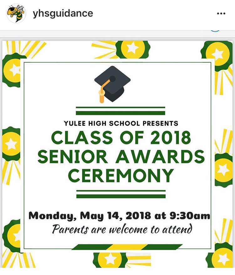Guidanceyhs1's tweet photo. Parents... come on out on Monday at 9:30am in the cafeteria. Several students are getting awards #co2018 https://t.co/dsdWBJBr16