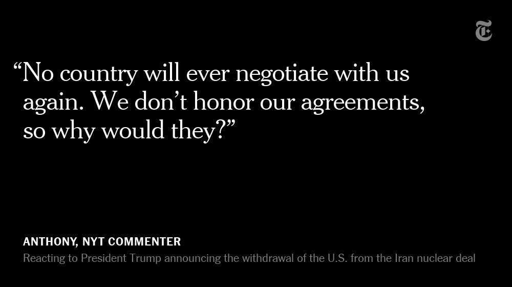 JoeGAbdo's tweet photo. The best possible reaction on #IranianNuclearDeal US withdrawal. #Trump_decertify_Iran_deal #Iran #IRANDEALDEAD #Trump https://t.co/UtXcwE1hQ5