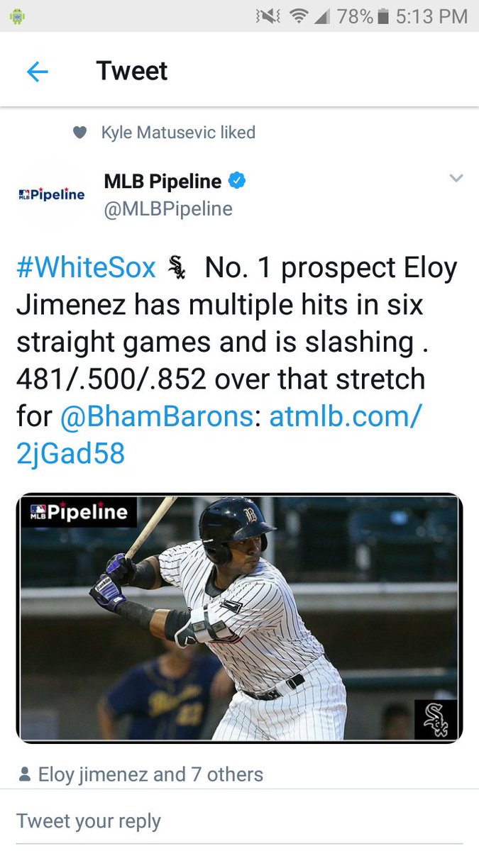 Fish_Taco1's tweet image. @KyleMatusevic So THIS popped up on my feed today. And now I&apos;m Super following them. Which is a BAD thing! All this prospect talk is gonna get me in trouble in fantasy lol. Thanks bri
#STATS
#ScoutEm
#AddDrop