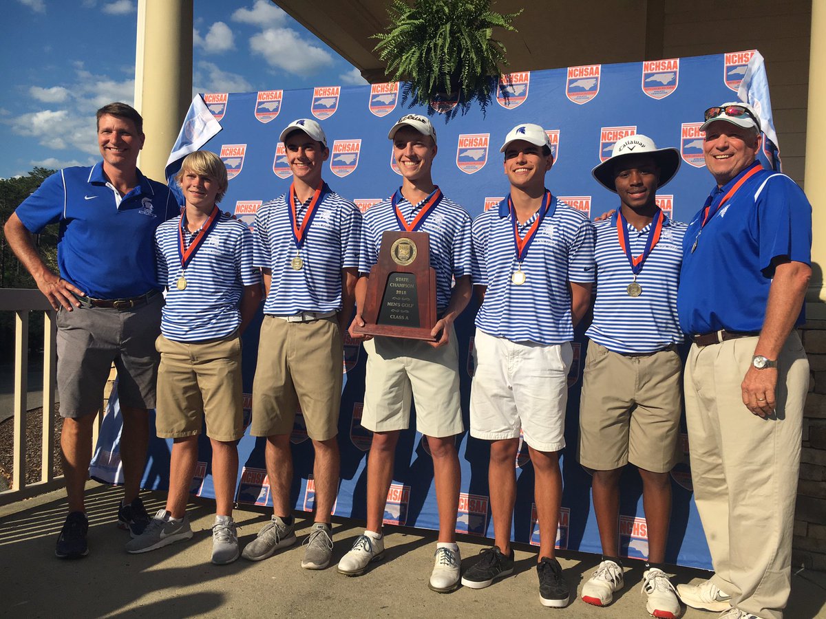 CsdGolf's tweet photo. STATE CHAMPS!!!  Spartan golf dominates day 2 to take the title!!!  Ring SZN is in the books!!! https://t.co/7aa37h386G