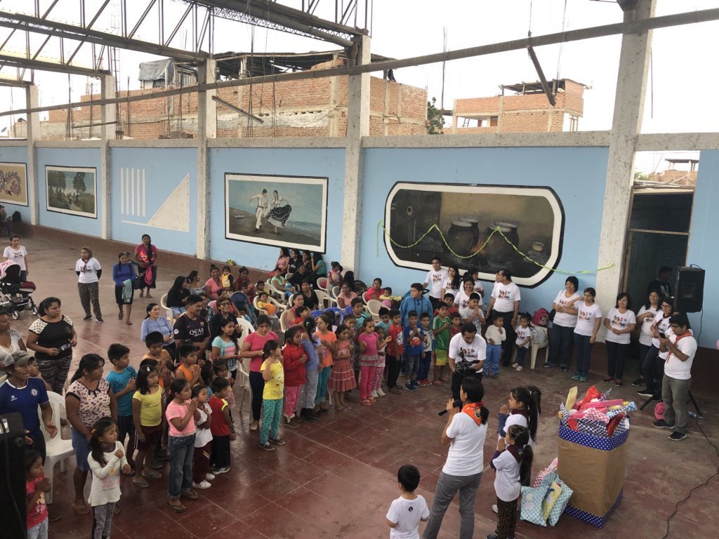 Pr_Bailon's tweet photo. Toda la @AdventistasMPN junto con sus familias, participando del #SabadodelNiño y #DiadelAventurero en Pacora, Proyecto de #MisionGlobal donde el equipo #OYiM plantarán una iglesia en el Proyecto #Caleb2018 
@oyimdsa https://t.co/u2Ir2Kh61n