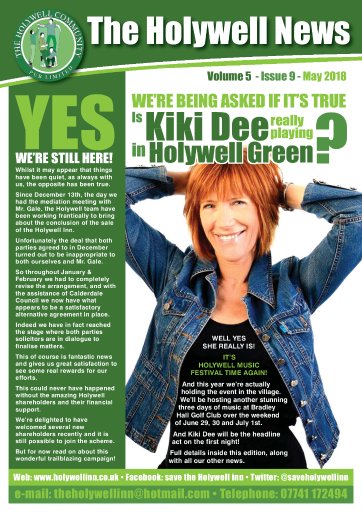 SaveHolyWellInn's tweet photo. Holywell Community Pub News - May 2018 - https://t.co/f09MS74HGv https://t.co/wHxz2MV6eo