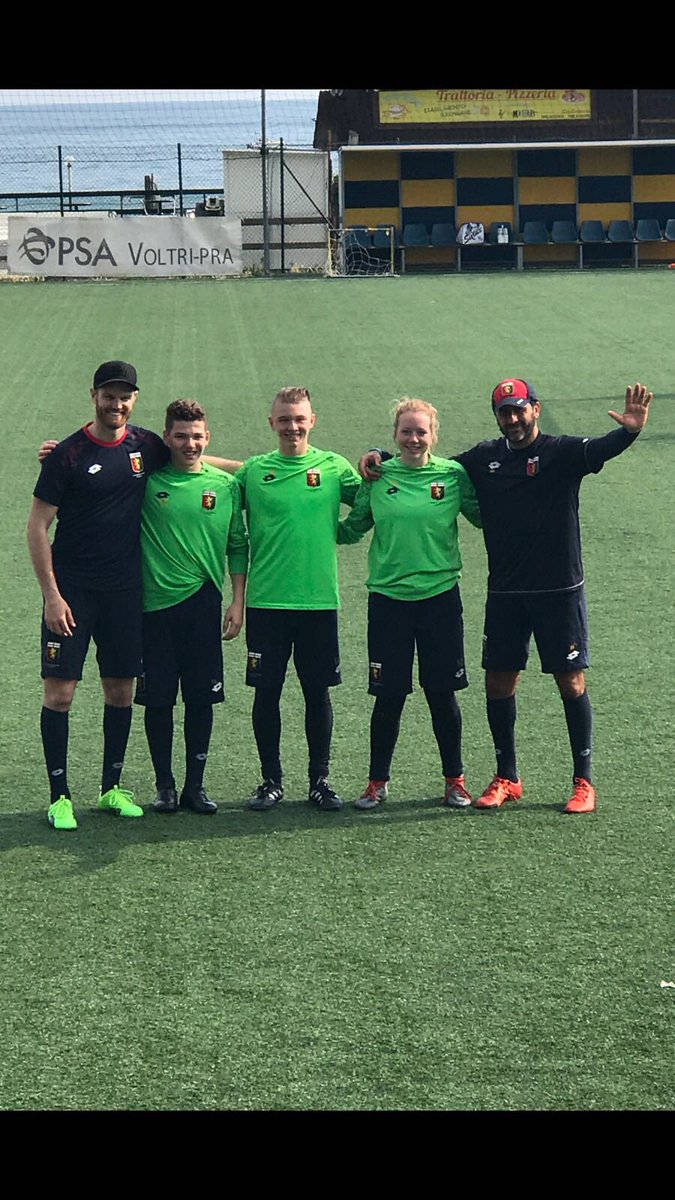 Amazing that my goalkeepers got to train with my first goalkeeper coach at Genoa CFC, and even more amazing he let me help him train the keepers with him. Tomorrow is a big day for the kids and they don’t even know it!