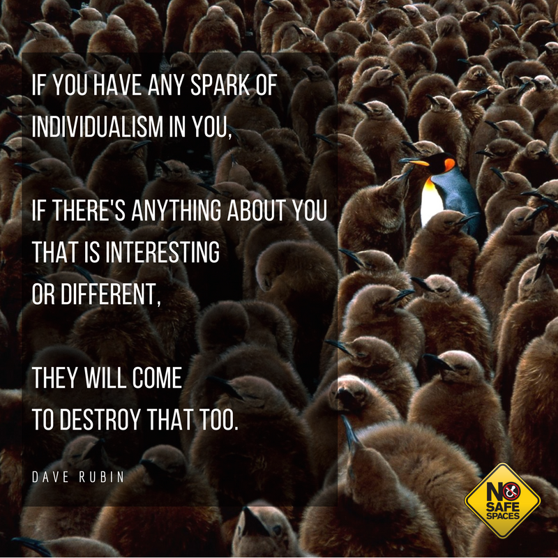 Why was the #IDW formed? Because the Left pushes out anyone who possesses the most necessary component of productive dialogue: individual thought.