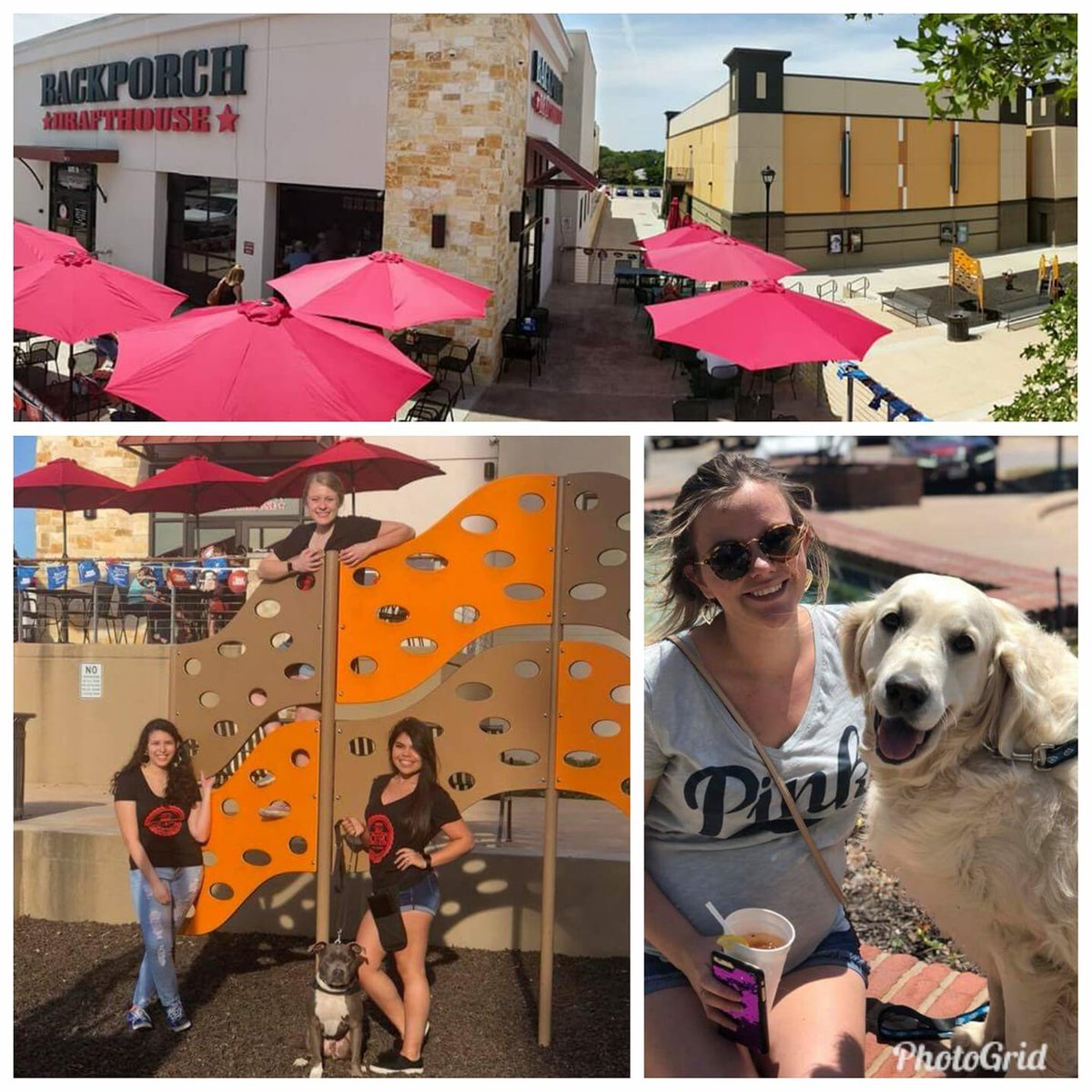 BackporchT's tweet photo. We donโt play around when it comes to honest food, great beer & a fun environment! Come enjoy this beautiful weather on our patio! We have giant jenga, cornhole, a playground right next to us & weโre pet friendly! #backporchdrafthouse #patio #petfriendly #playground #outside https://t.co/a9WagtUA5P