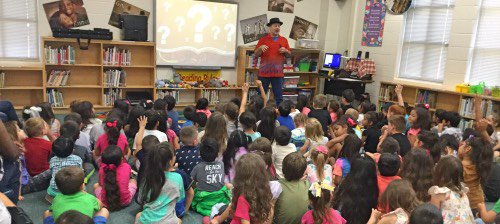 Day one at Bob Lewis Elementary! Thanks for the fun day, <a href="/blewislibrary/">MelissaEversole</a>, <a href="/NISDLewis/">Bob Lewis Elementary</a>, and <a href="/NISD/">Northside ISD</a>! michaelanthonysteele.com/?p=4609