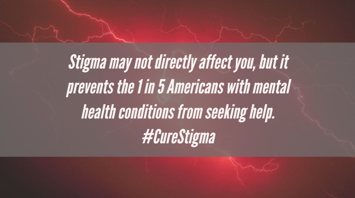 Stigma may not directly affect you, but it prevents the 1 in 5 Americans with mental health conditions from seeking help. Get tested at CureStigma.org #CureStigma #MentalHealthMonth