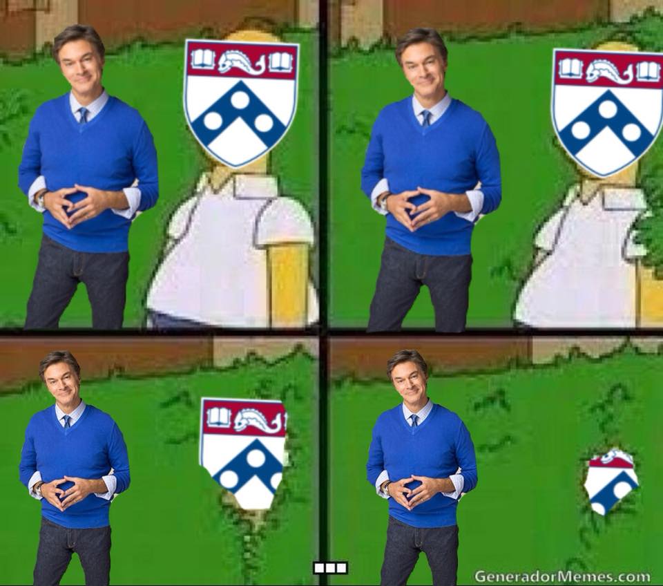 ElitistMemes's tweet photo. When you laugh at Cornell jokes but realize that their most famous tv scientist alum is Bill Nye and your school’s is Dr. Oz. https://t.co/5mhHWXc7Q6