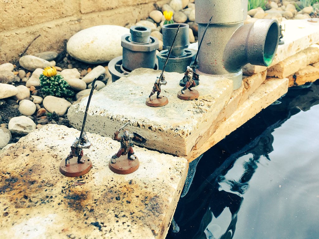 Crazy4ComicCon's tweet photo. After sitting as a post apocalyptic wasteland for a couple of years, I finally got my koi pond up and running. Figured out what happened, Uruk-hai orcs built a toxic ooze dumping facility. I can’t catch a break...
#FirstNerdProblems https://t.co/f2KoaToyot