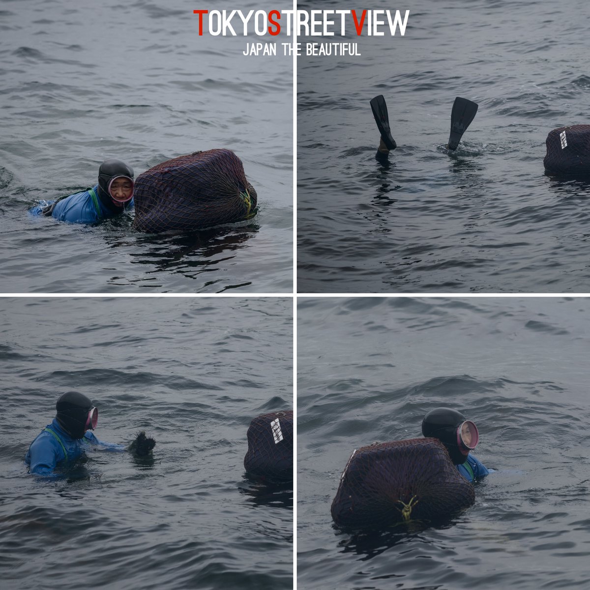 TokyoStreetView's tweet photo. And suddenly comes a "grandma" wearing a wetsuit... - 
TokyoStreetView -
https://t.co/qJCUknWEs5 https://t.co/bKh3vRs6La