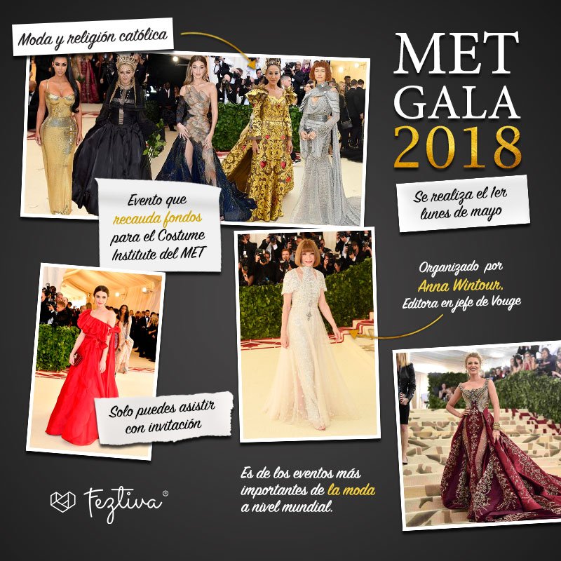 Feztiva's tweet photo. ¿Quieres saber qué es la Met Gala y por qué es tan importante? #MetGala2018 https://t.co/QO2jhrX7ew