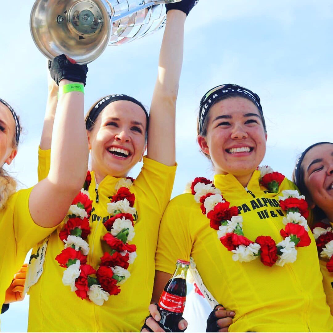 Still celebrating our amazing bike team on their EIGHTH WOMEN’S LITTLE 500 VICTORY!!!💛✨ So beyond proud of these leading women!