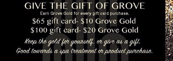 GroveSpa's tweet image. Give mom the gold this year🏅 Earn Grove Gold now through May 14th when you buy a gift card! 💳 Keep the Gold and treat yourself, or make mom’s gift even greater ☺️ Valid on in-store gift card purchases only. #grovegold #mothersday #giftguide #sgf #springfieldmo #mom