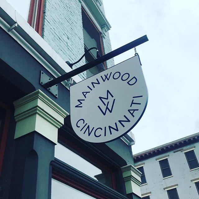 Our friends at @mainwoodpastry just got a lot easier to find #signage #designbuild #cincinnati #findlaymarket #designbuild #cnc ift.tt/2KLW4PT
