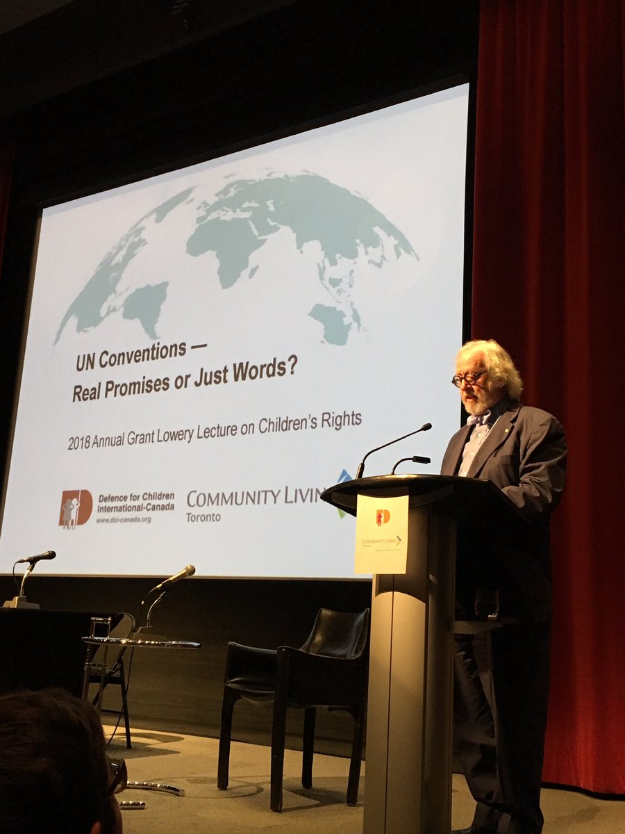 CLToronto's tweet photo. Pleased to have @CBCSunday's  Michael Enright as Moderator tonight for our "UN Conventions Real Promises or Just Words" Lecture and Panel with @DCICanada discussing the rights of children. #onpoli  #disabilityrights #riseandtriumph #canpoli https://t.co/E5BHg2tNDu