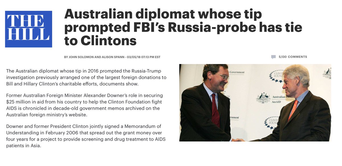 Who is ALEXANDER DOWNER?• Hakluyt Advisory Board member 08-14, shareholder and still attending corporate meetings as recently as late 2015• Secured $25m for Clinton Foundation while Australian Foreign Minister (96-07)• Also UN Envoy to MIFSUD’s native Cyprus 08-14