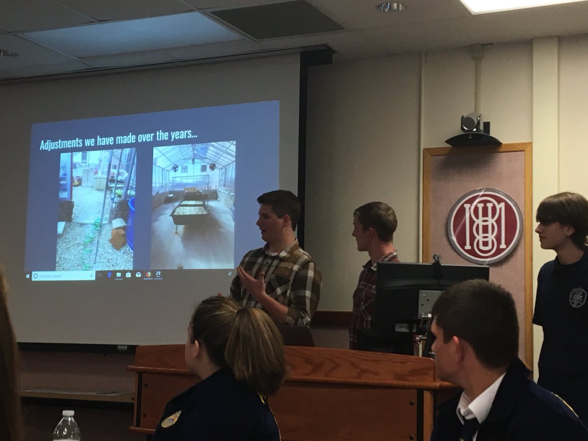 FCDesignEng's tweet photo. Presenting Aquaponics Automation using Raspberry Pi at Intermediate Unit 1 with @HGParkinsonFFA @IU1Tweets https://t.co/2R9zarPfrf