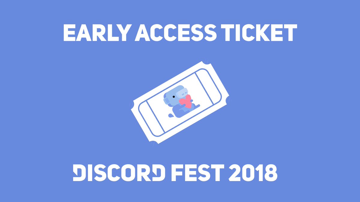 DiscordFest's tweet image. CHOO, CHOO!
We're now giving away 3 Early Access Tickets to the fun train of the unofficial and wumpustastic Discord Fest 2018! 

The only requisites are:

- Comment a random number below;
- Like this tweet;
- Follow @discordapp!

Good luck, we hope to see you all aboard! 💜💙