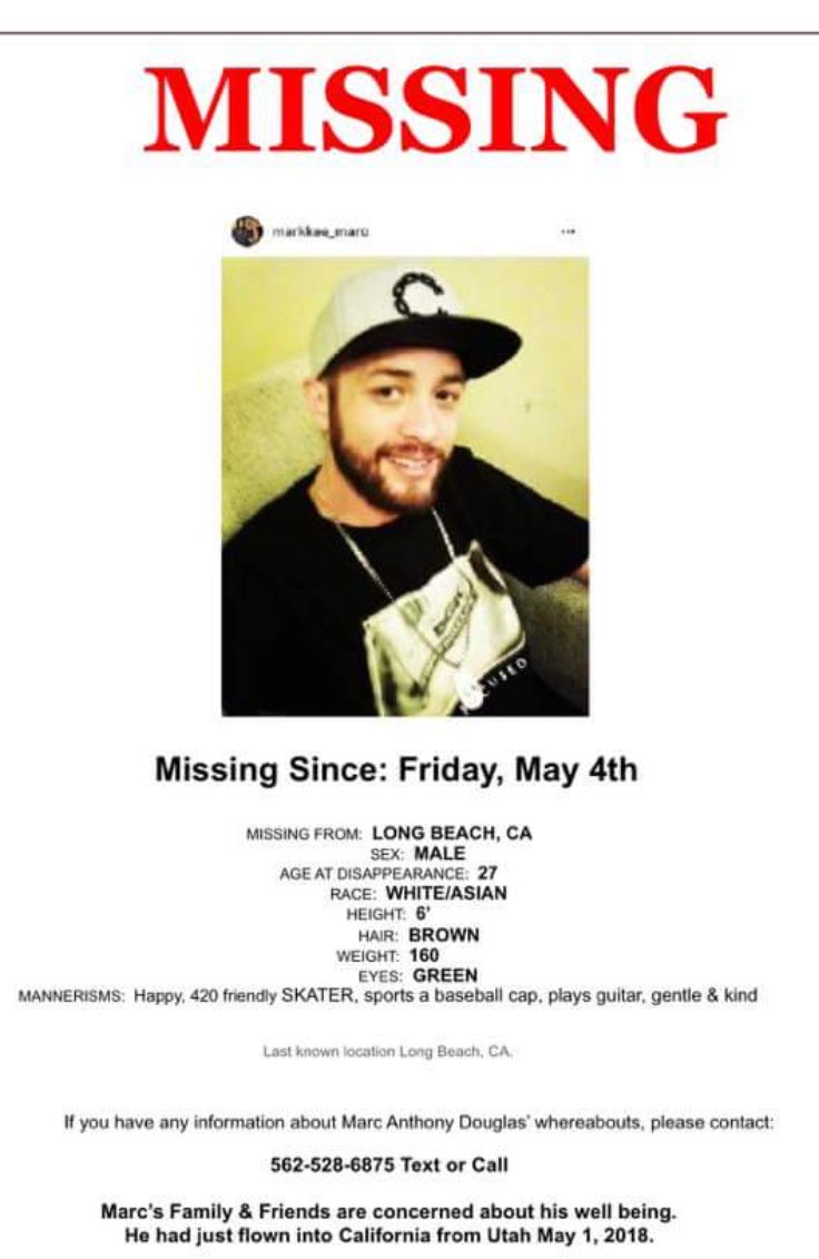 Bakedsalmonroll's tweet photo. Thank you to everyone who’s been reposting and being so supportive of my family, you are all helping us stay positive. ❤️❤️❤️ Please keep your eyes open Long Beach! https://t.co/wbaqig0VqG