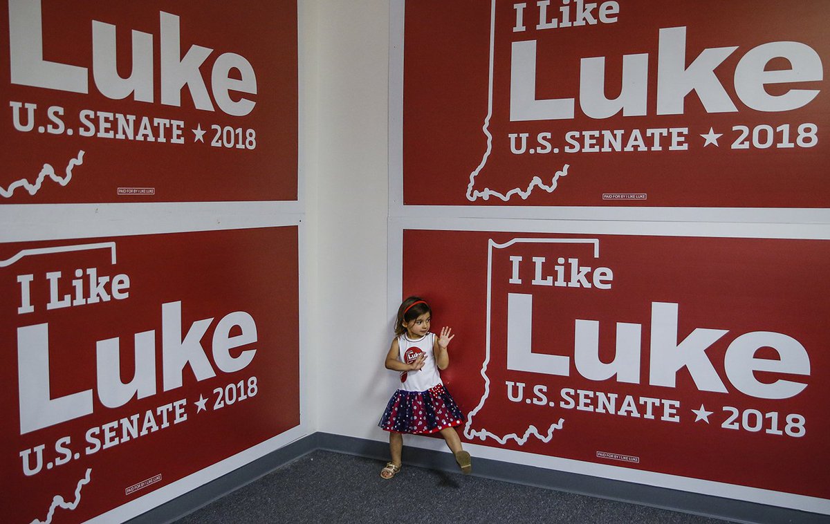 mykalmphoto's tweet photo. Here with the #LukeMesser camp in Indy. People are glued to their phones, computers watching results slowly trickle in. #INprimary https://t.co/7o4Ra0DlM3