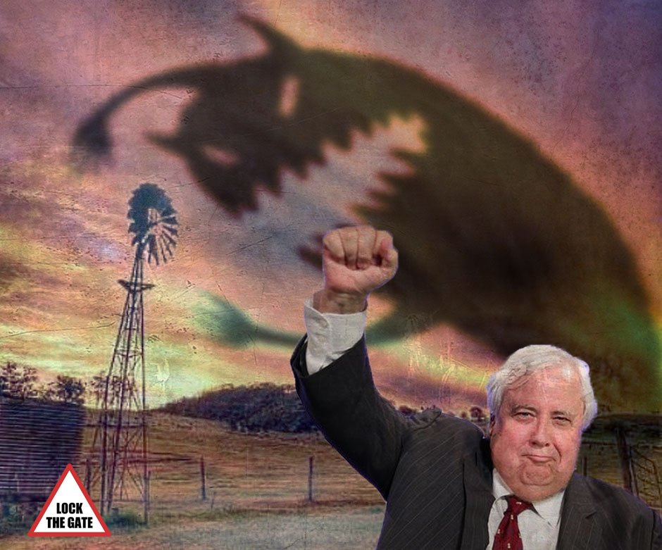 LockTheGate's tweet photo. We've called on the Federal Environment Minister to reject Clive Palmer’s monster mine in Central Queensland because of the unacceptable impacts it will have on water resources. https://t.co/0b1T3o0AXN #auspol #lockthegate https://t.co/GLcOIbBqB8