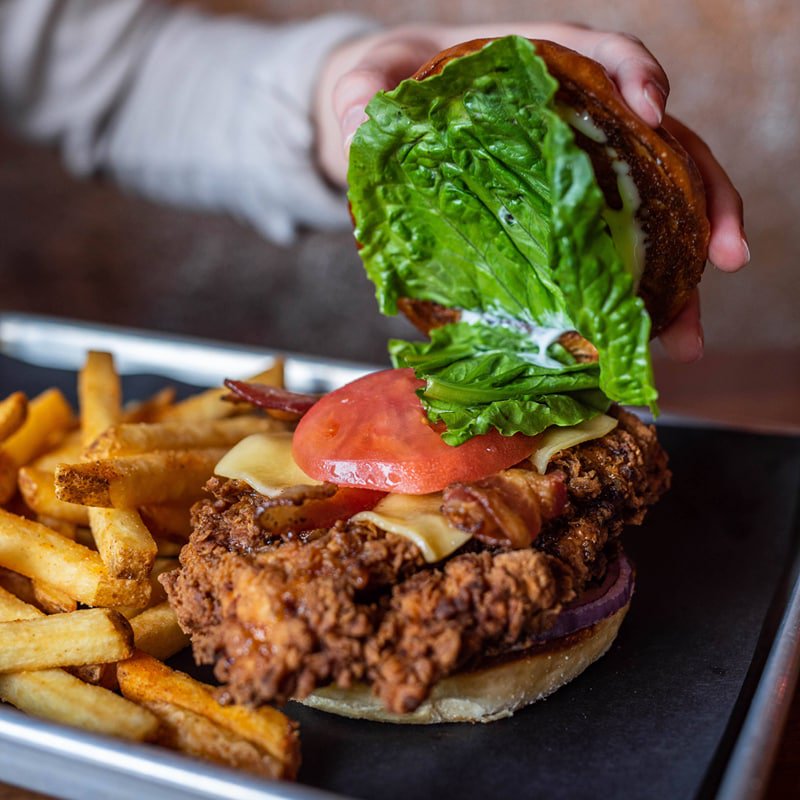 What day of the week do chickens hate most?
•
FRYDAY!
•
Fortunately for us, <a href="/StationSixSpry/">StationSix</a> fries up these EPIC chicken sammies Monday through Sunday, so you can fill your fowl cravings any day of the week 🐔 (📷: <a href="/sarahbdavison/">Sarah B Davison</a>)