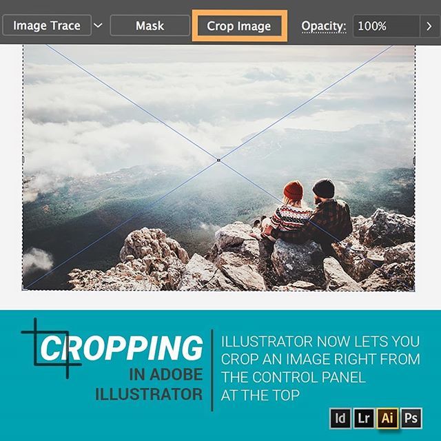 [Tip Tuesday] Need to crop an image within Illustrator?  Simply click on "crop photo" from the control panel at the top and then click and drag the corners to the desired size.  So easy! —

#graphicdesign #tiptuesday #photography ift.tt/2rsK256