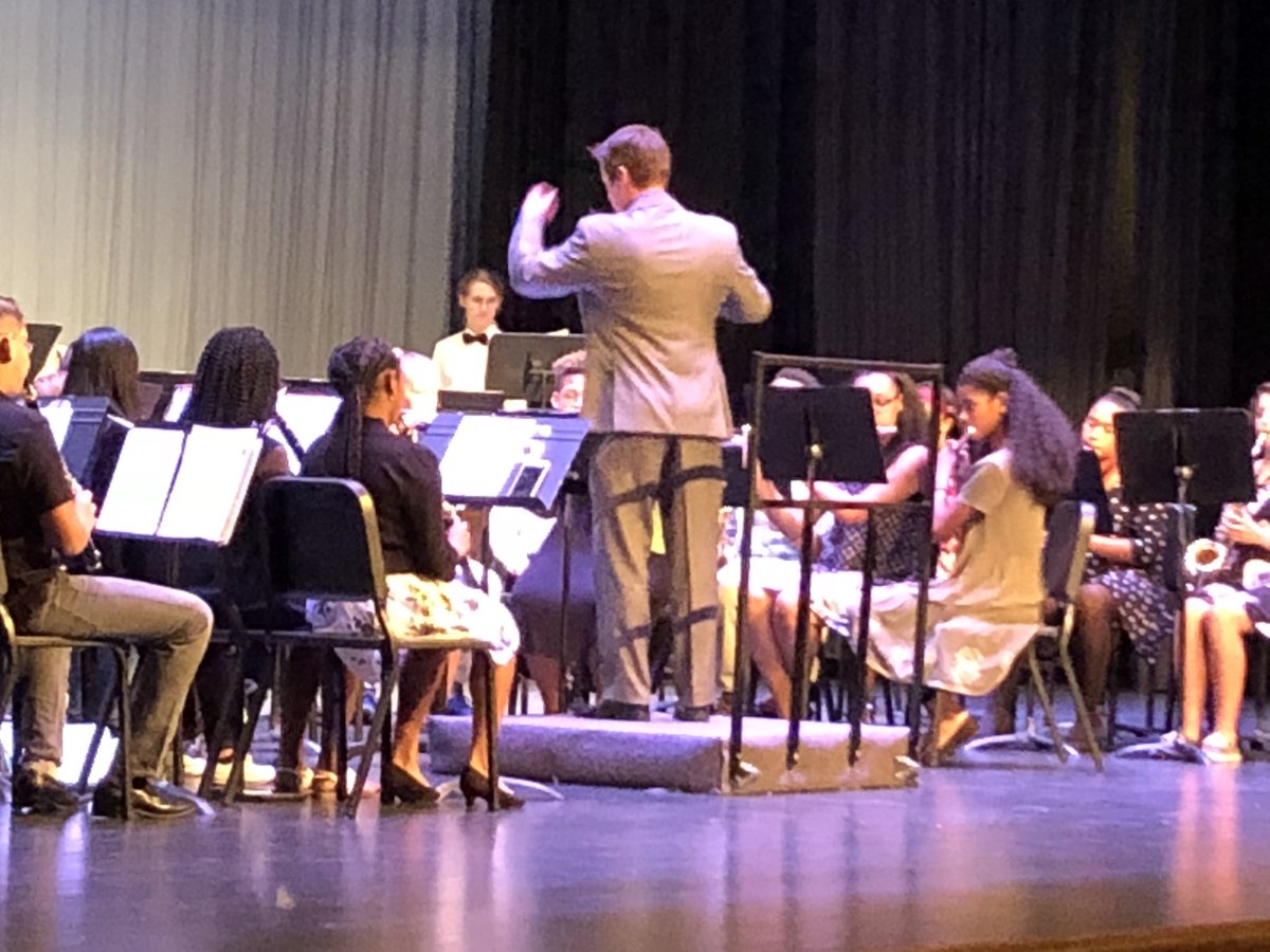 sherrillmoraven's tweet photo. HMS Spring Band Concert showcased their talented students directed by Mark Whitfield. #greatparentsupport #theartsmakeadifference
#hmstrojans https://t.co/9wPuBZJ0Jg