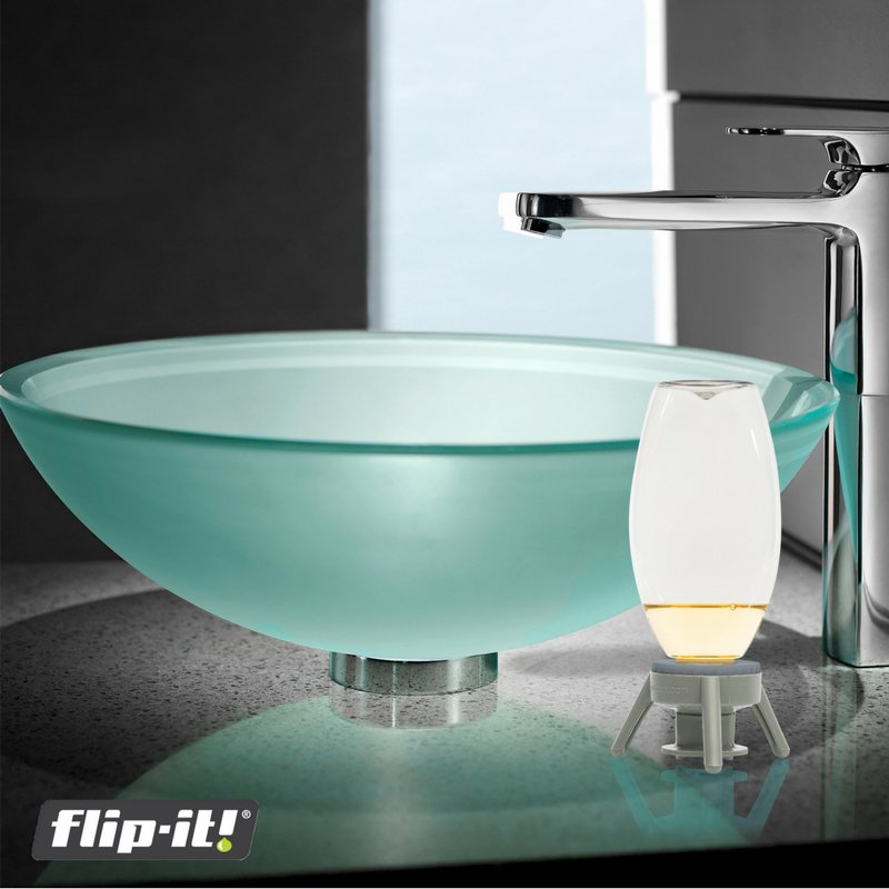 FlipItCap's tweet photo. Use Flip-It! in the bathroom, shower and kitchen. These caps make getting every last drop of product out of your bottles easy. Available at @Walmart .com #flipitcap #geteverydrop #bottleemptyingkit https://t.co/GXxWJQZmwQ
