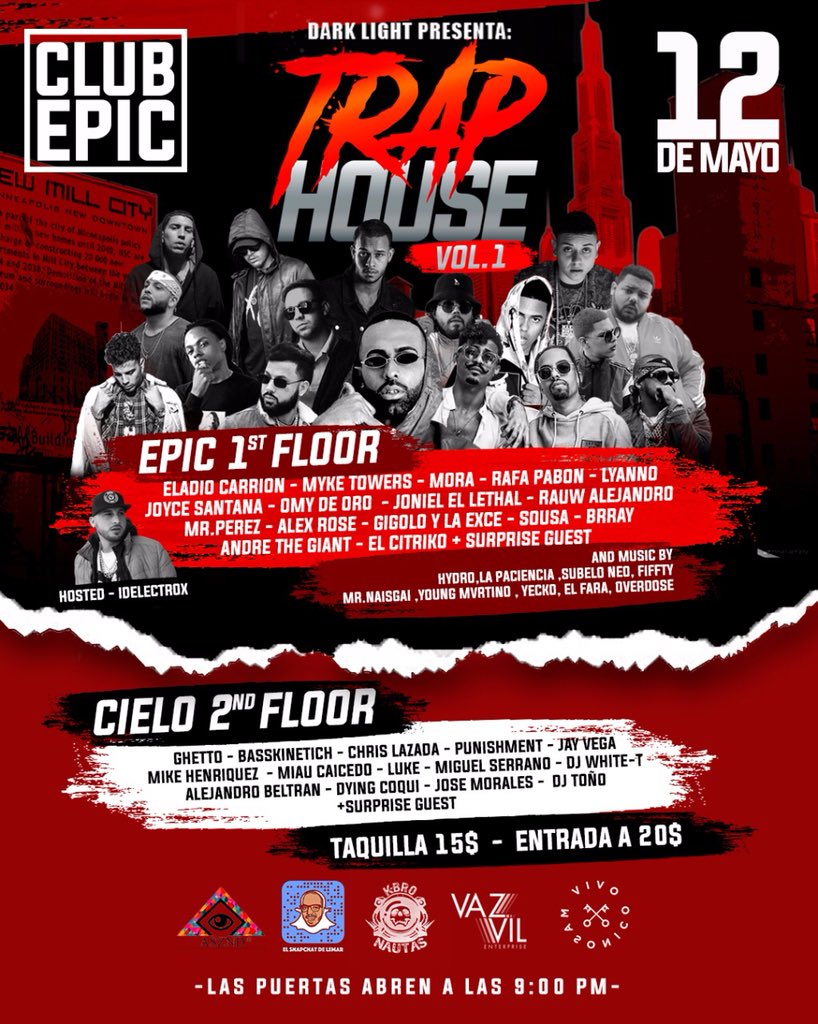 andretg__'s tweet photo. Este sábado 12 de Mayo los espero en #ClubEpic junto con la manada completa, todo PR para alla y mi gente de Humacao y del area este espero verlos alla!!! 💯 #Ninfomaniaca #Solo #NuncaSeremos #Rockstar 🔥🔥🔥🚀🚀🚀 https://t.co/kDDQNQ0vgr