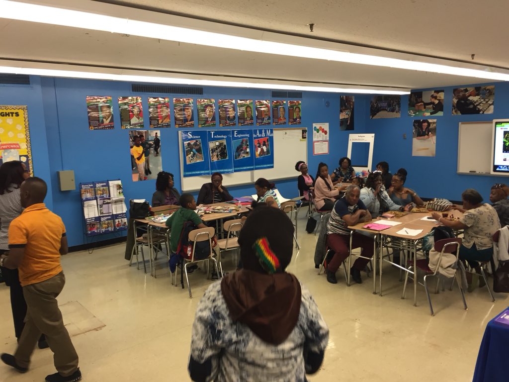 NewHeightsMSPTA's tweet photo. Another packed room at our May PTA meeting and Mother’s Day Event organized by @gwen46310564. Stop by our table at the @newheightsms Community School Carnival, Resource Fair, and Forum tomorrow! https://t.co/9B5e0iTNVO