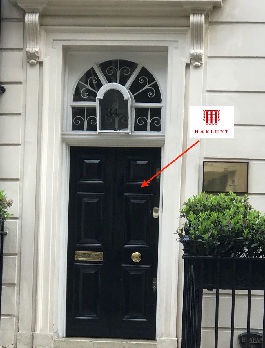 Why did HALPER pick the Connaught Hotel to try and establish a client/financial relationship with PAPADOPOULOS? Well, it is only 5 minutes walk away from Hakluyt’s London HQ and *literally round the corner*. Must be just a coincidence!