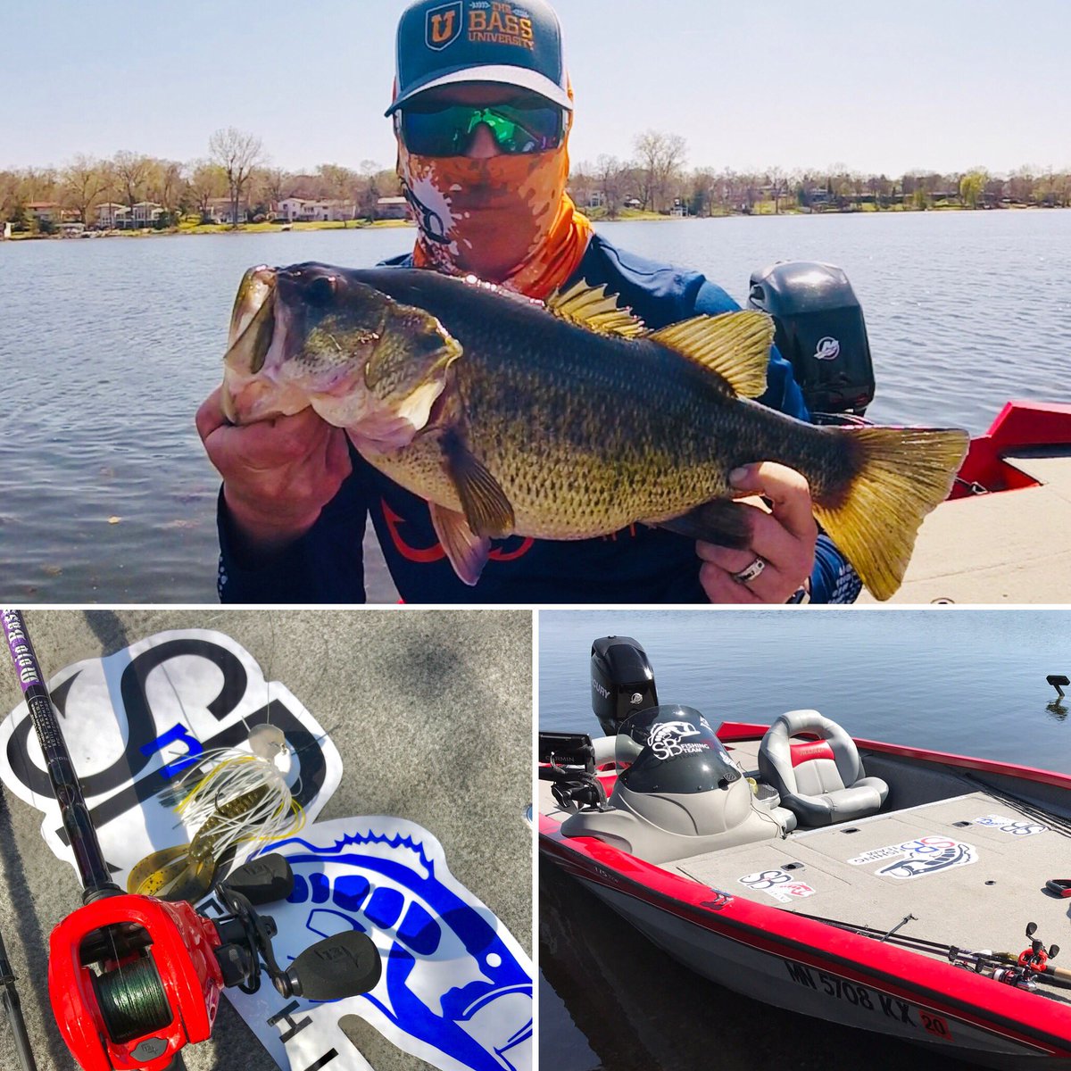 SnBFishing's tweet photo. Well, first fish of the season is a 4 pounder on a home made vibrating jig. 🎤 ⬇️ @epiklo neck gaiter!
• • •
#snbfishing #bassnorth #DRBc #mercury #trackerboats #powerpro #stcroixrods #13fishing #garmin #mnbassfishing
• • •
@ANGLRlabs Pro Staff  #connectscaleprostaff https://t.co/MlemAO95XQ