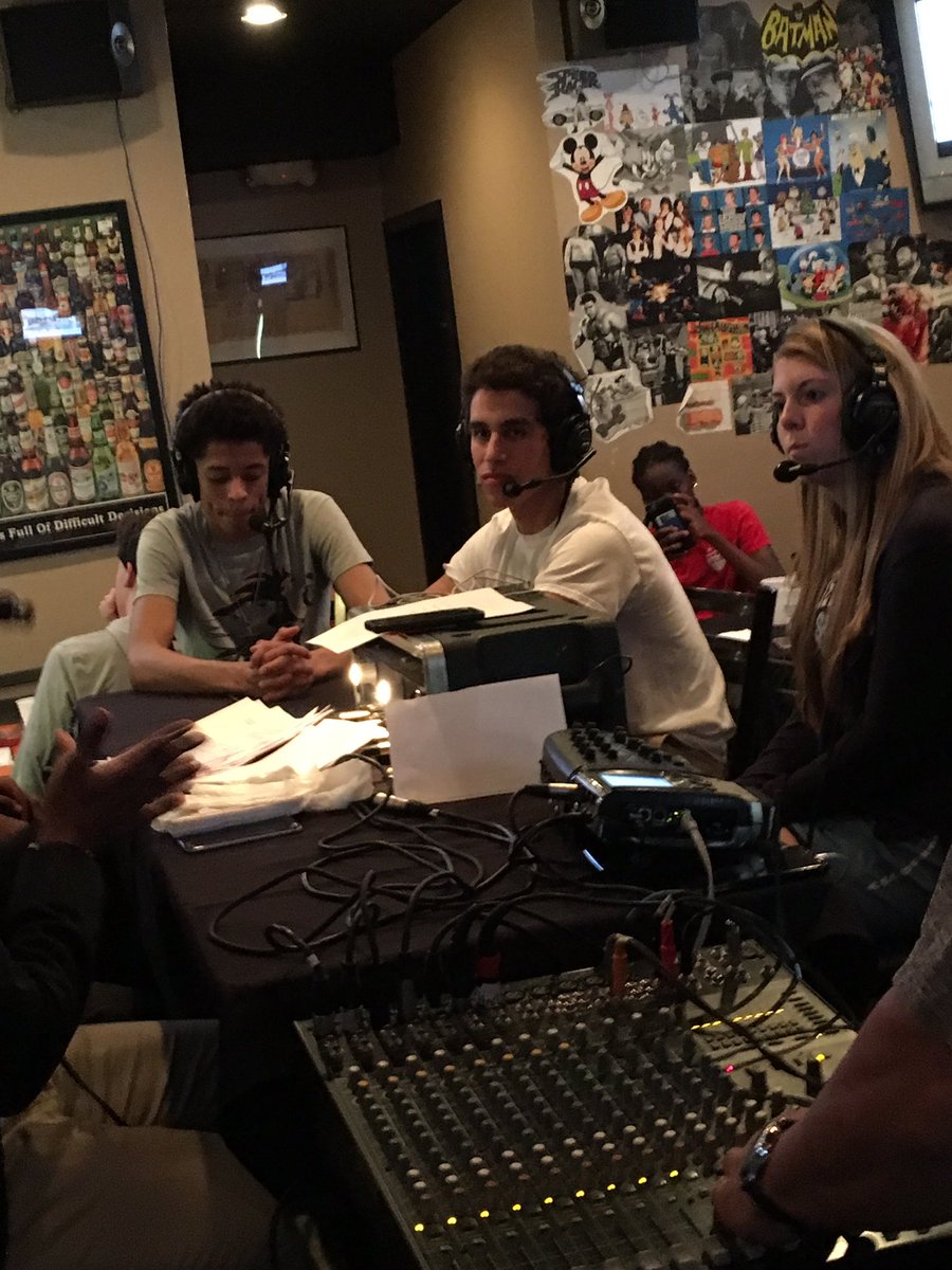 Great conversation here at <a href="/hssportsphilly/">HS Sports Show</a> Marco and Cait on again, thanks Rich and your staff always a great time <a href="/SCHBlueDevils/">SCH Academy Athletics</a>