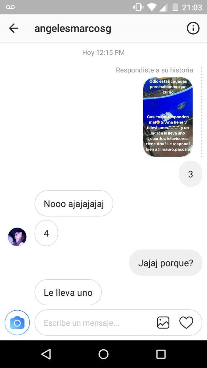 aldiurcola's tweet photo. Qué peor que no respondí bien el acertijo o que no le pegue con el usuario? https://t.co/Ov3VFiyXLe